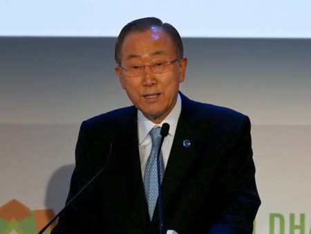 Tổng thư ký Liên hợp quốc Ban Ki-moon.